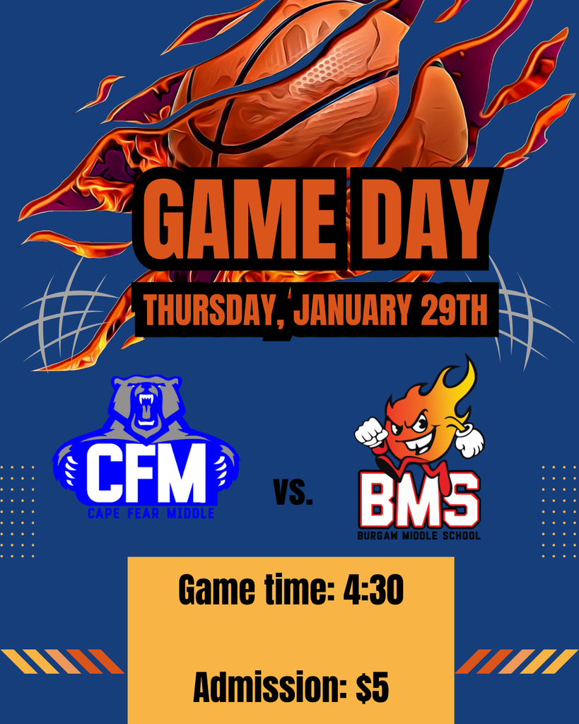 Girls basketball  play at Burgaw Middle School at 4:30, tomorrow, Thursday, January 29th