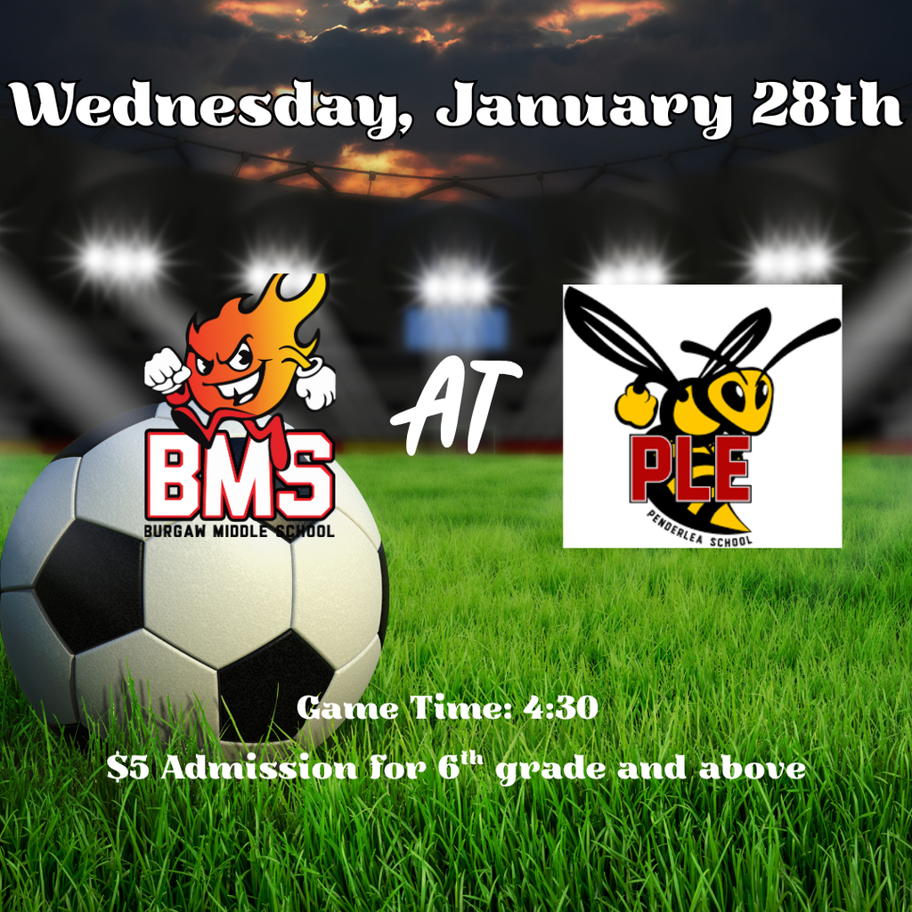soccer game flyer