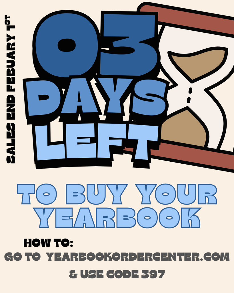 Yearbook Sales Ending Soon!
