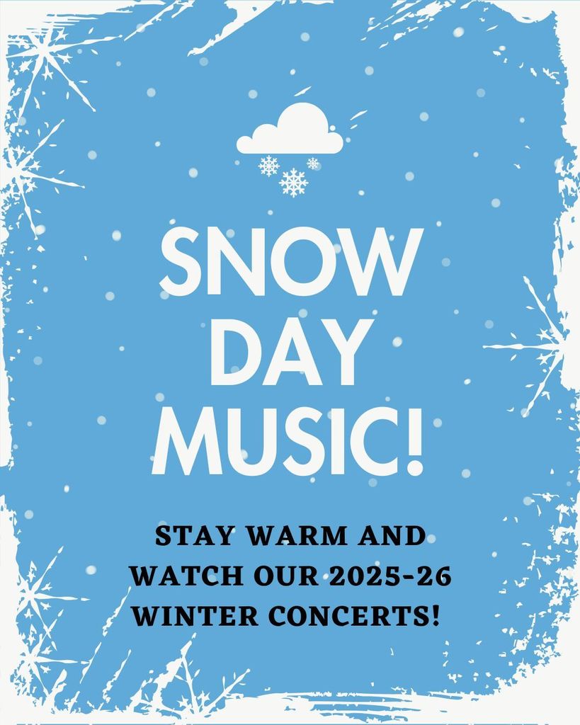 Blue White Minimalist Closed Due To Snow Weather Instagram Post