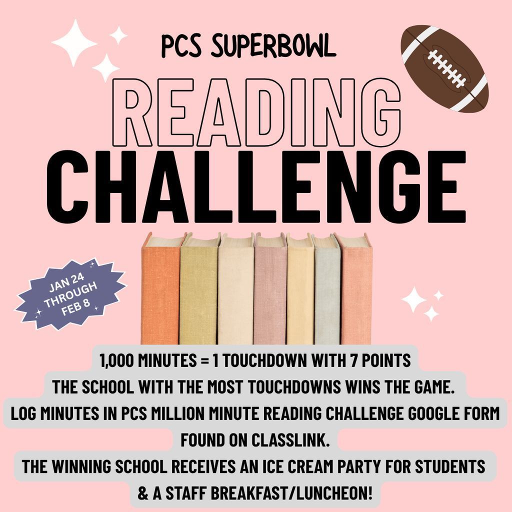 PCS Superbowl Reading Challenge