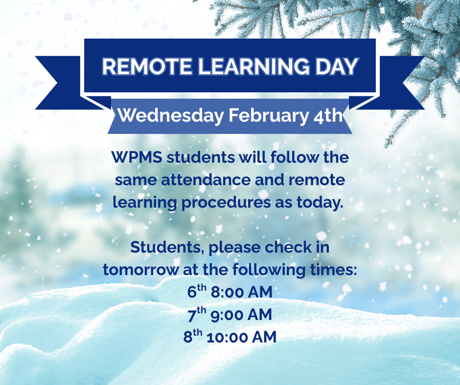Remote learning day