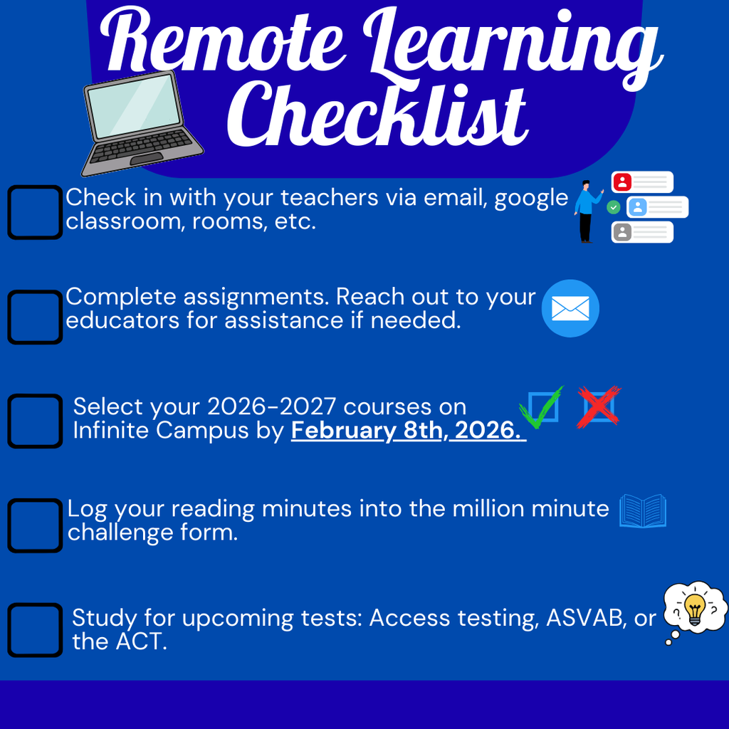 remote learning checklist