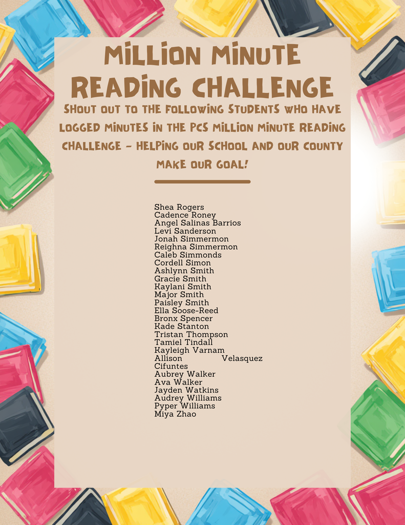 books border with student names