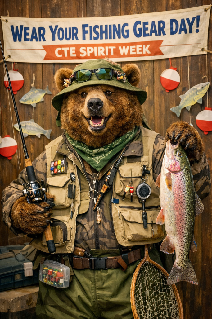 CTE Spirit Week: Wear Your Fishing Gear