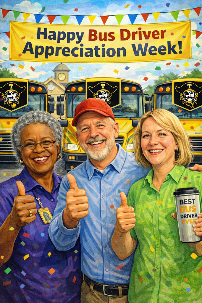 Happy Bus Driver Appreciation Week!  We are so Grateful for our Topsail High School Bus Drivers who always go the extra mile for our students and school family! #TheTHSPirateWay #LoveTheBus
