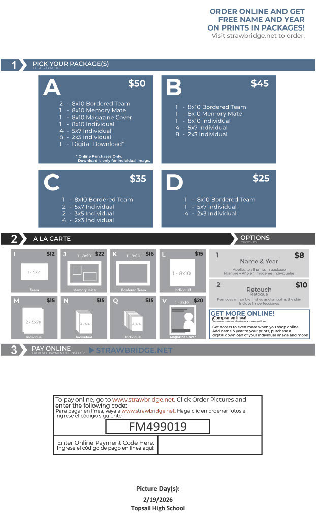 Spring Sports Picture Day 