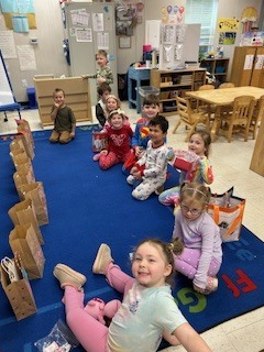 PJ & pancake day in PreK