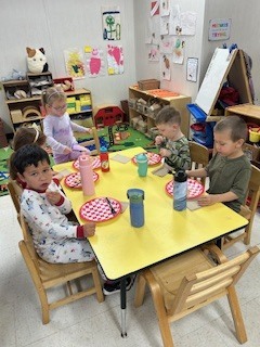 PJ & pancake day in PreK