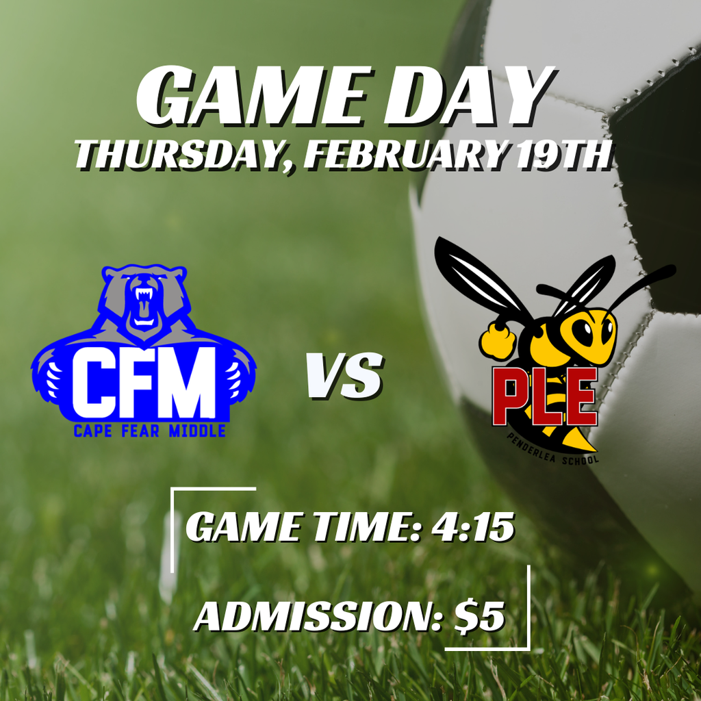 Boys soccer game tomorrow away against Penderlea.