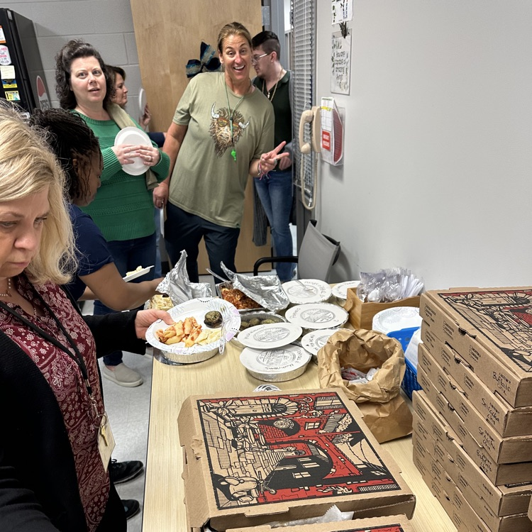 staff eating lunch from the Peak