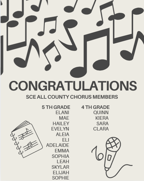 all county chorus names