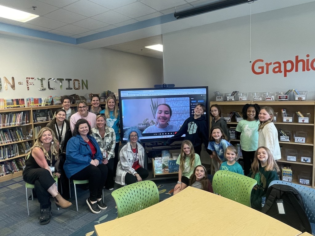 battle of the books students posing with staff 