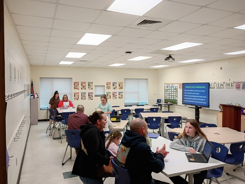 Student-Led Conferences pictures.