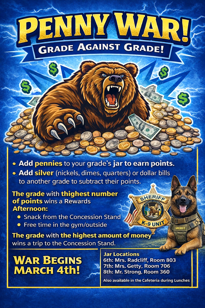 The Penny War Continues until this Friday, March 13th.