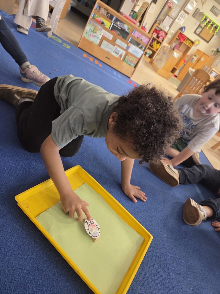 PreK making and testing our click beetles