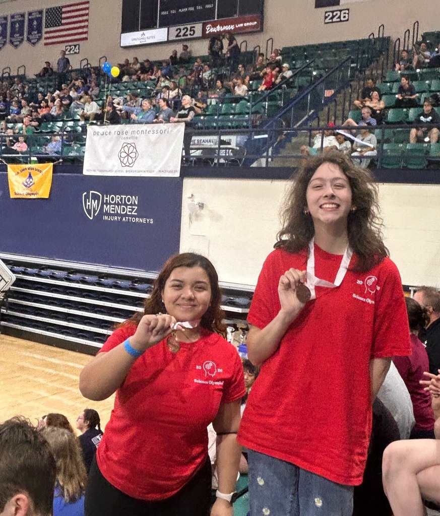 students compete in science