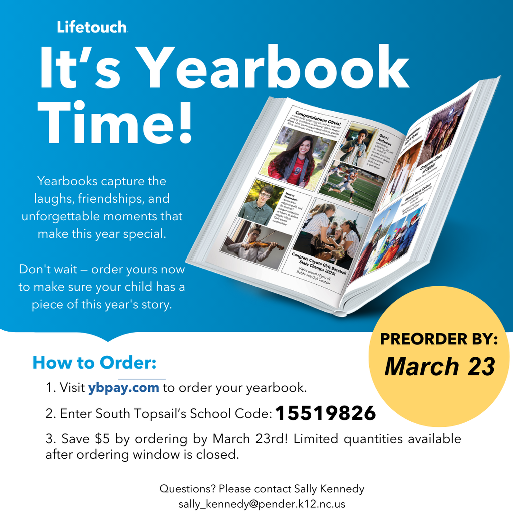 Yearbook orders due