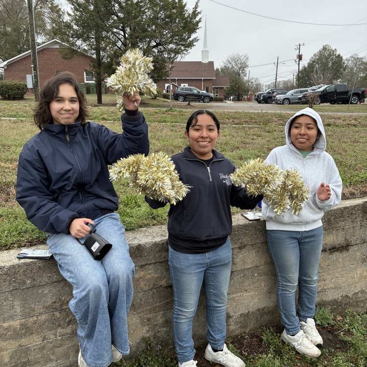 PECHS' NHS and other  students cheer on runners at the Novant Marathon race in Wilmington!