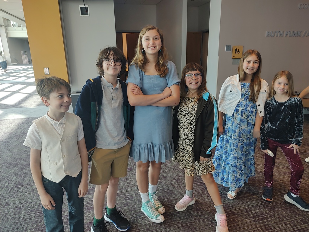 4th graders dressed up at the Wilson Center to watch the NC Symphony