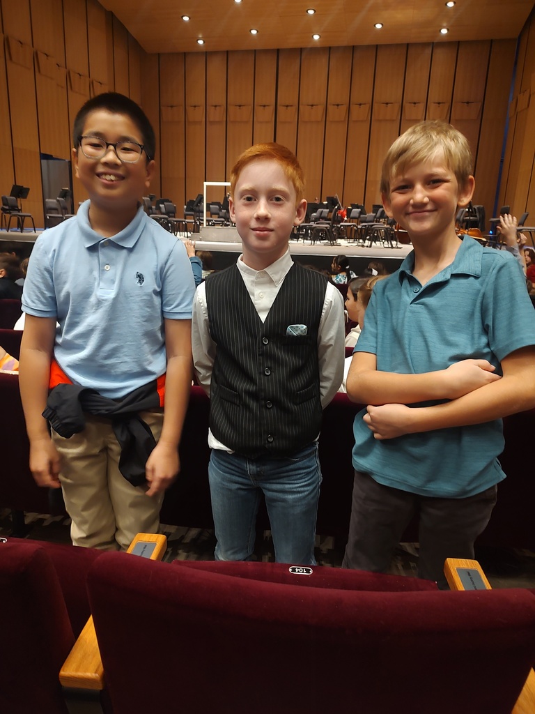 4th graders dressed up at the Wilson Center to watch the NC Symphony