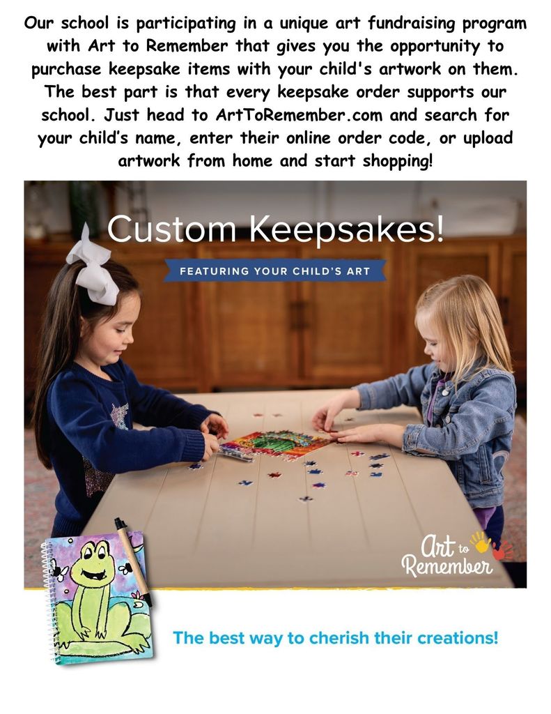 Be on the lookout for your child;s order form. Orders are due March 30Th!