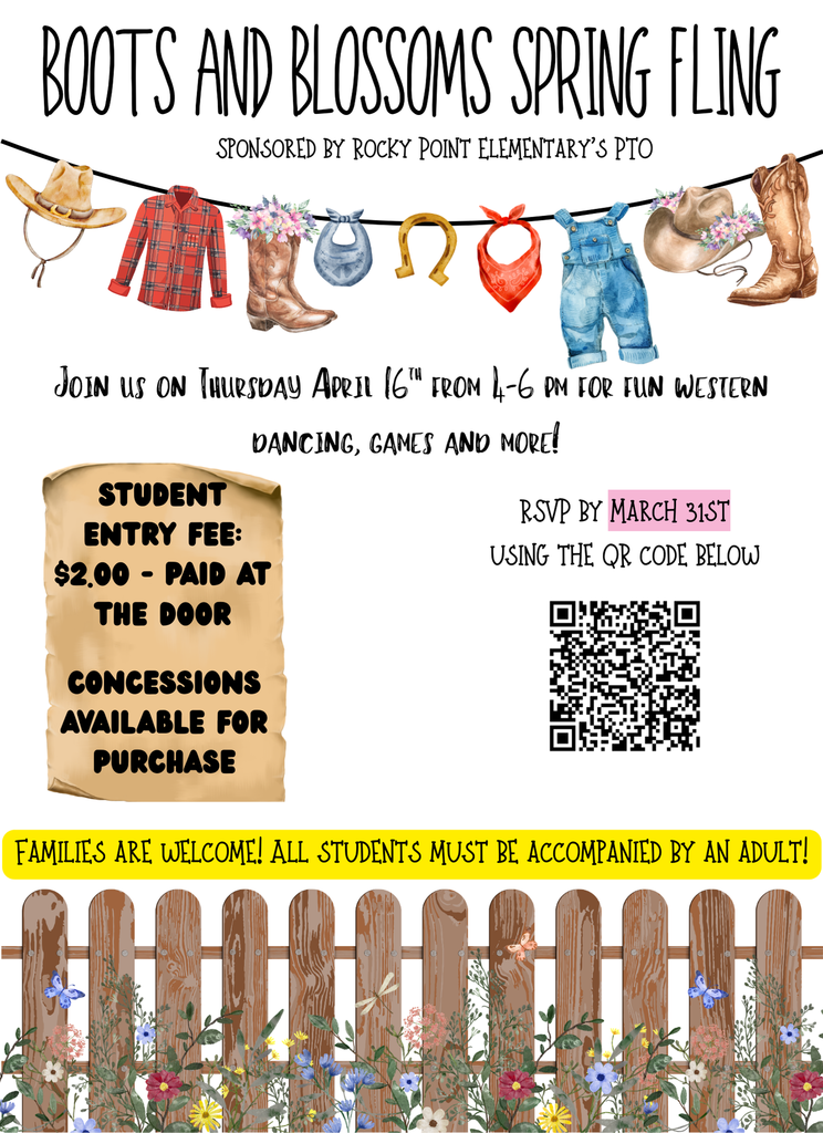 Boots and Blossoms Spring Fling