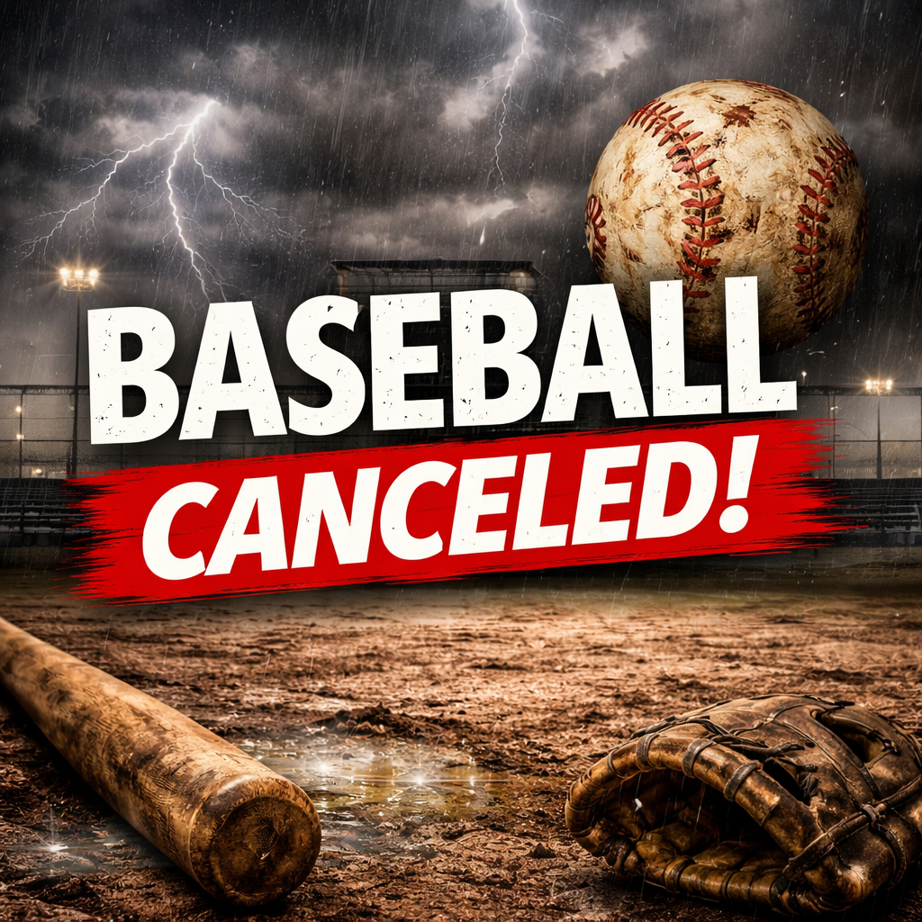Baseball tryouts canceled 