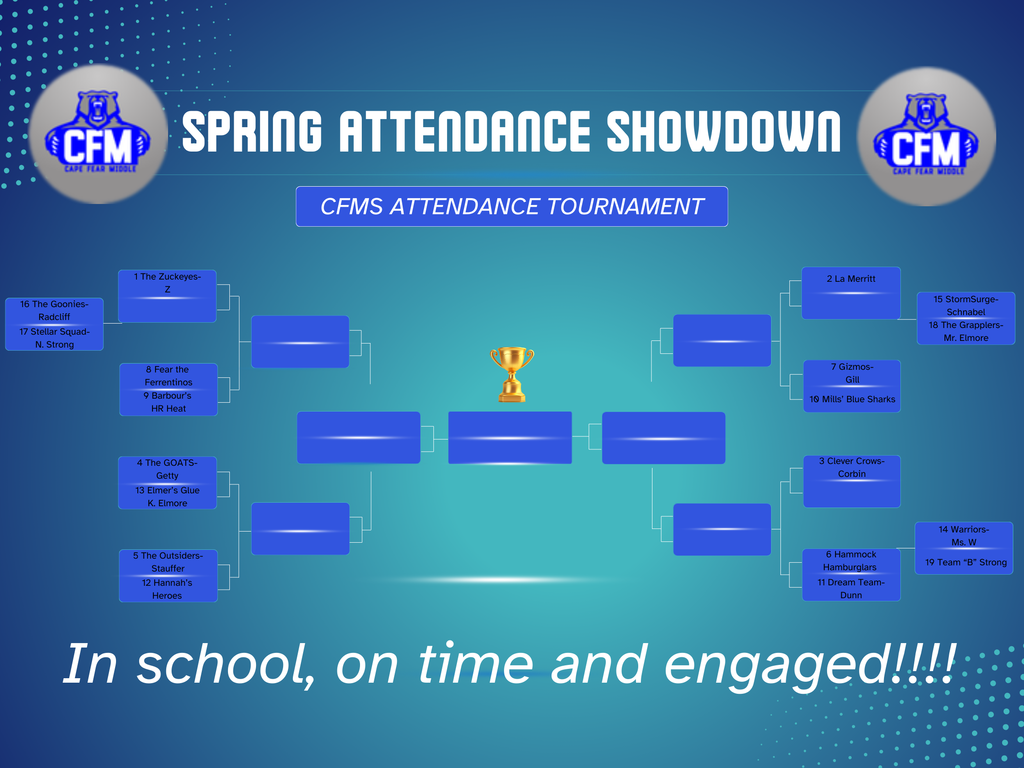 Spring Attendance Showdown Round 1 ends tomorrow.