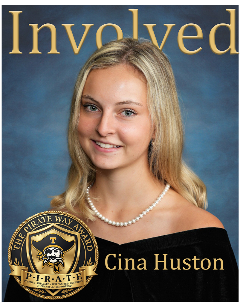 THS Involved Award Winner Cina Huston