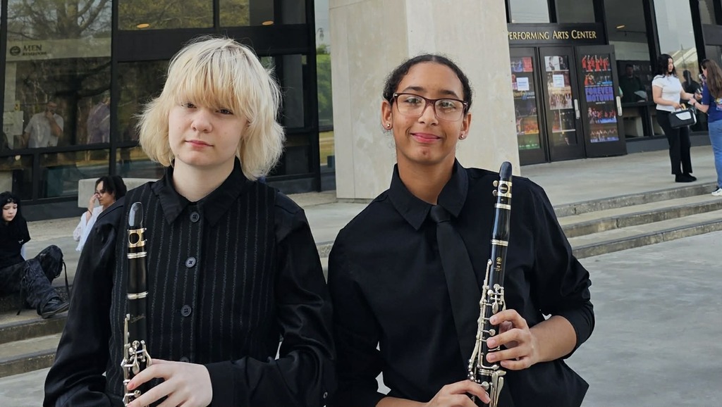 We are SO proud of Cape Fear Middle School's own Braelynn Jones and Esther Butler for representing our program at the UNC-Pembroke Honor Band on Saturday, March 21st! 