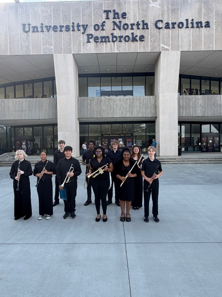 We are SO proud of Cape Fear Middle School's own Braelynn Jones and Esther Butler for representing our program at the UNC-Pembroke Honor Band on Saturday, March 21st! 