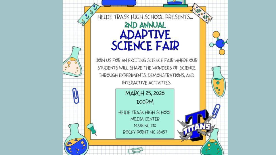 science fair flyer