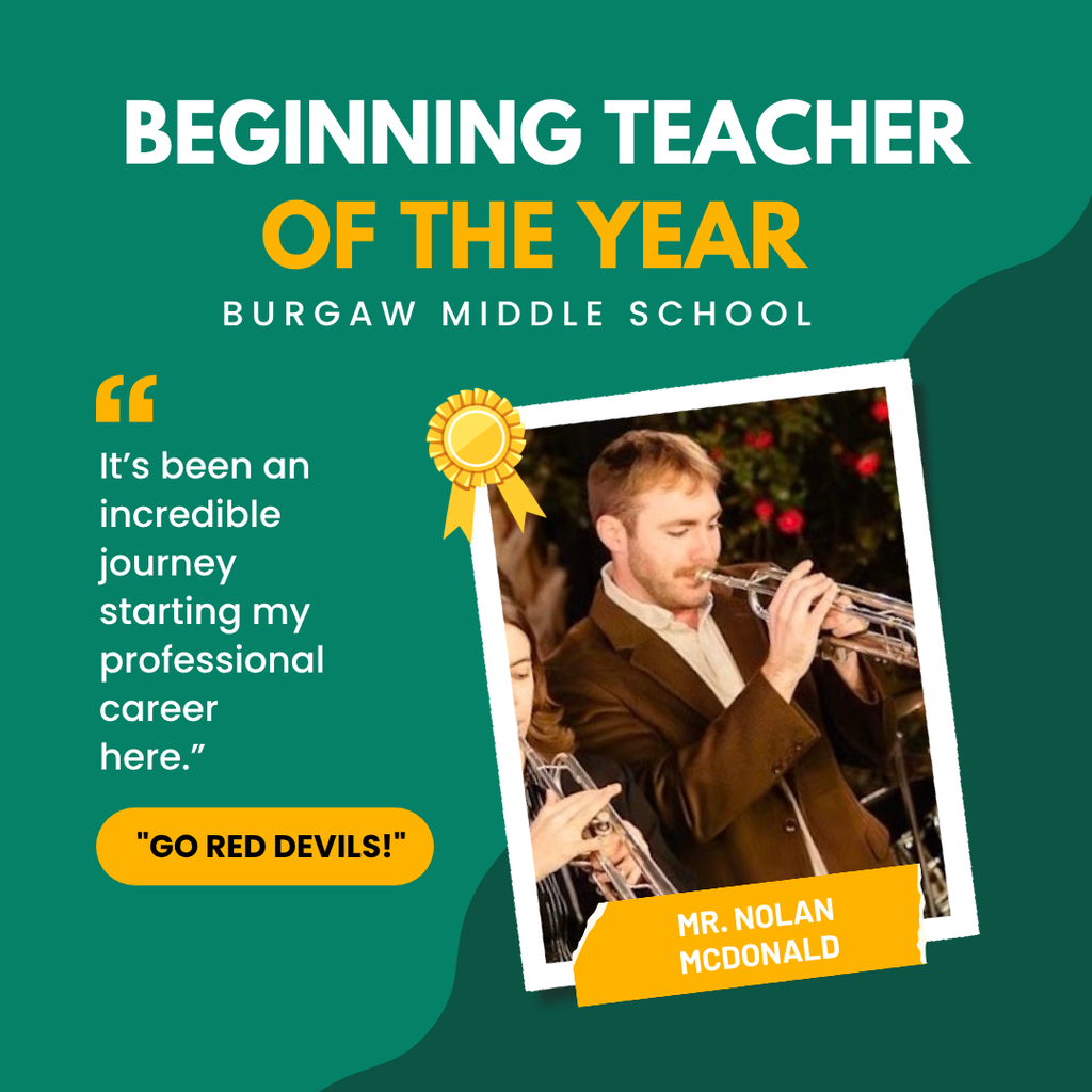 beginning teacher of the year flyer