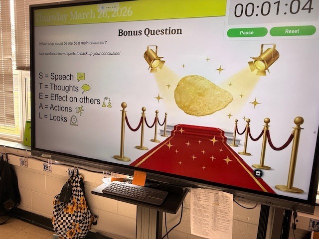 In Mrs. Nelson’s 6th grade ELA class, students took characterization to the next level!