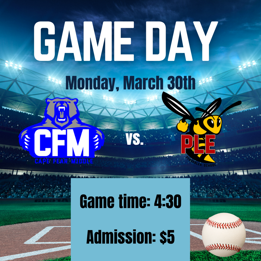 CFMS Baseball on the road against Penderlea.