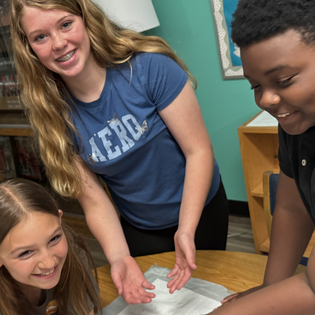 students at marine quest field trip