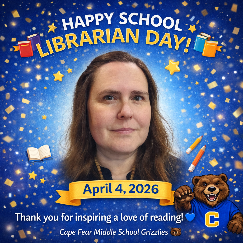 Happy School Librarian Day. Thank you for all you do Ms. Sova.