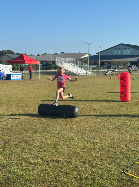 students at field day