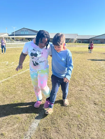 students at field day