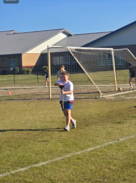 students at field day