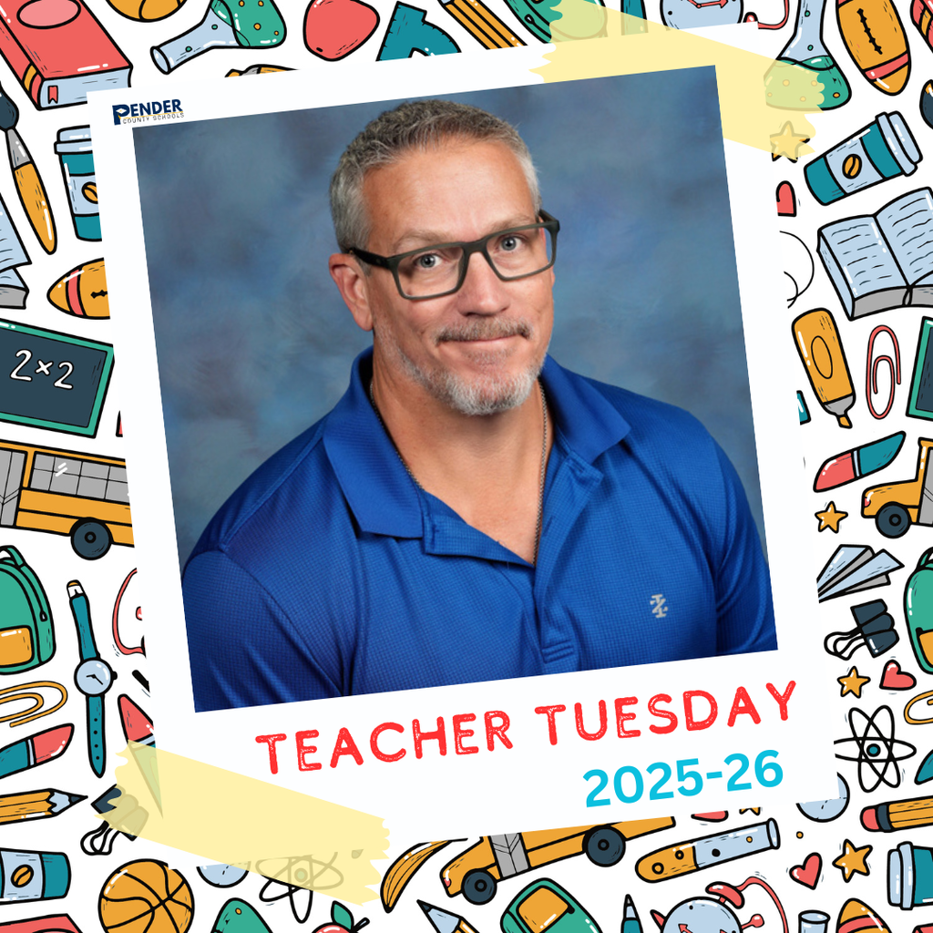 wes high pender high teacher tuesday