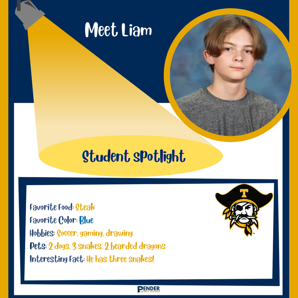 student spotlight liam topsail high