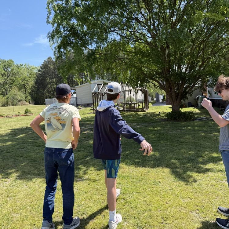students playing bocce ball
