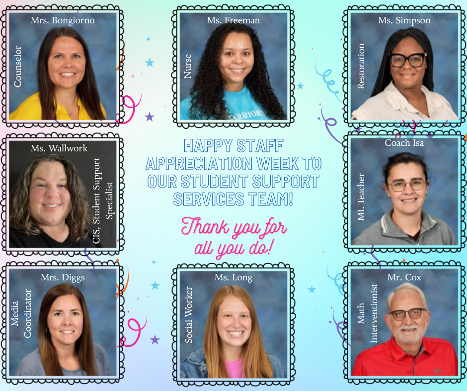 Staff Appreciation Week!