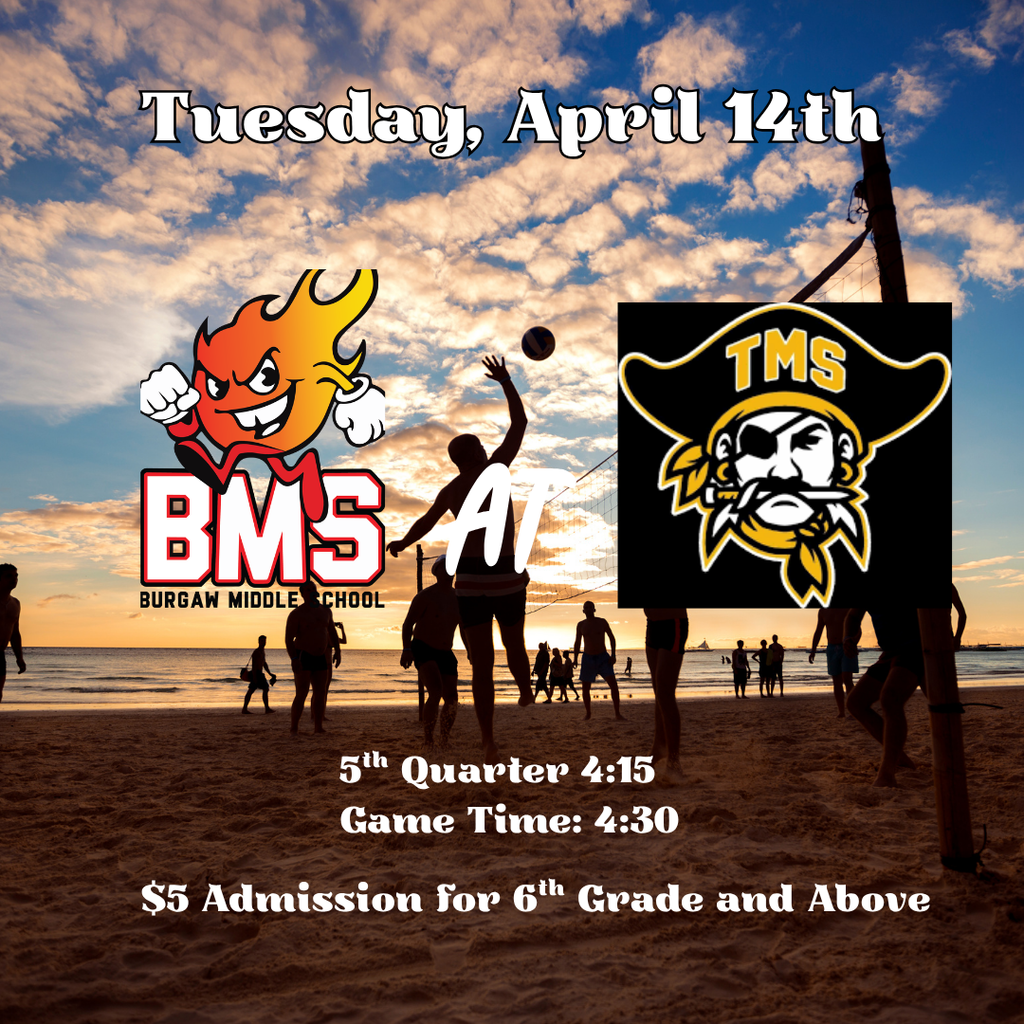 volleyball game flyer