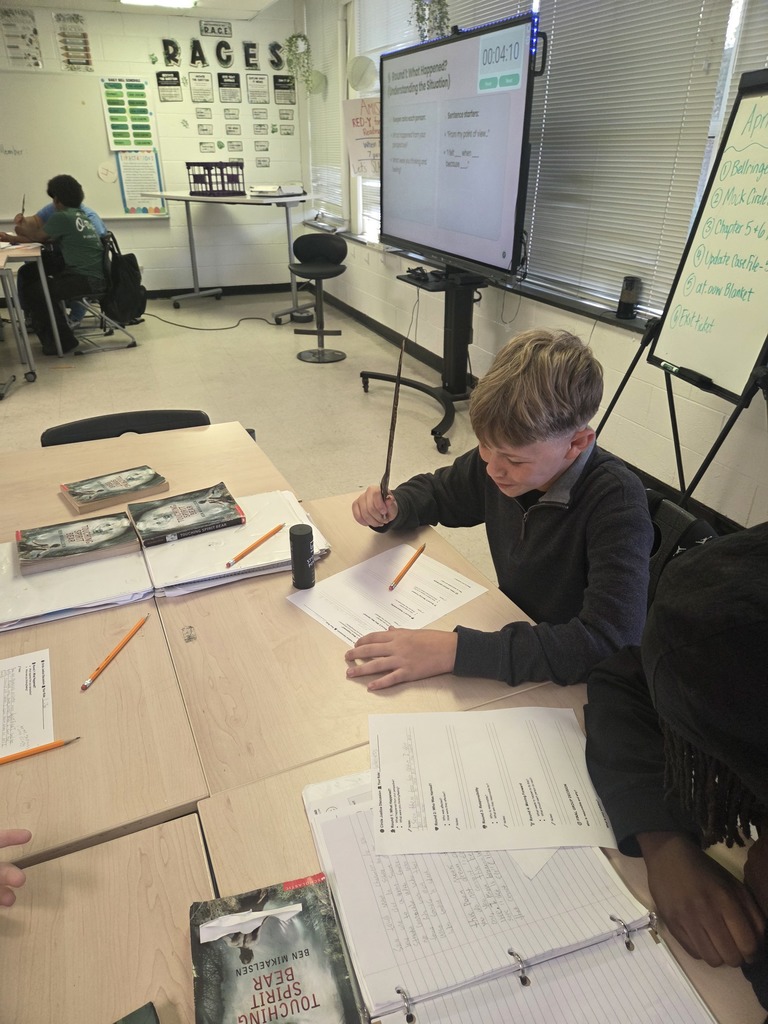 Students participated in a Mock Circle Justice  Meeting