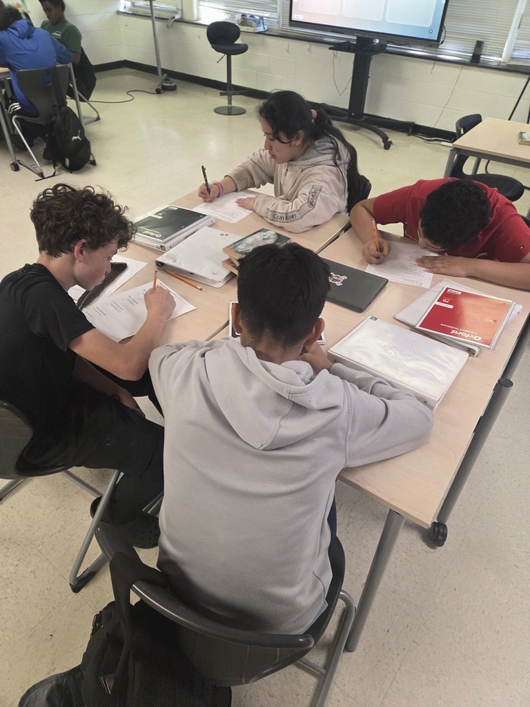 Students participated in a Mock Circle Justice  Meeting