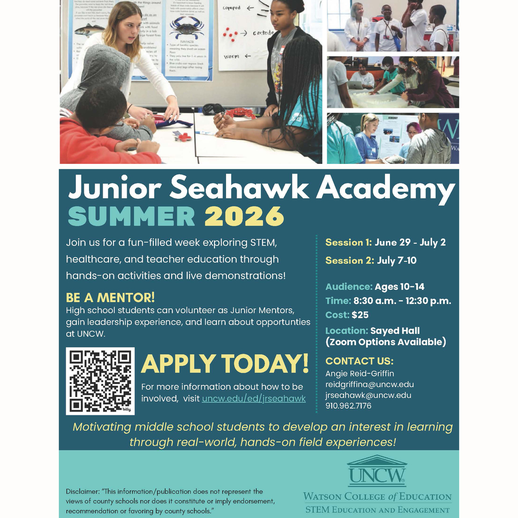junior seahawk summer academy 2026