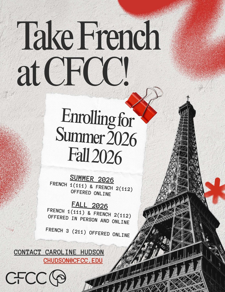 french classes through cfcc for summer 2026